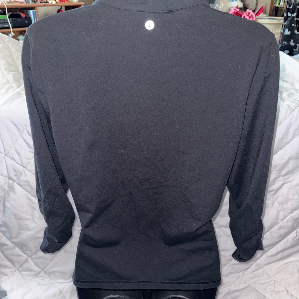 Reflex 3/4 Ruched Sleeve High Neck Jacket - Picture 5 of 11